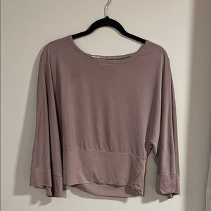 Anthropologie Deletta Dusty Rose Long Sleeve Top